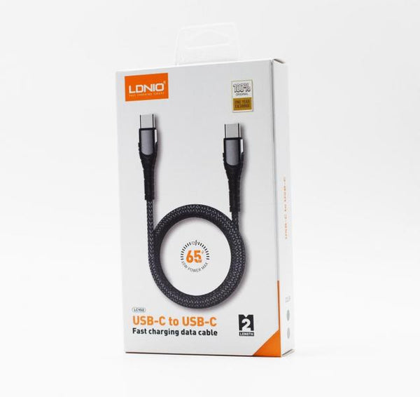 Cable Usb Tipo C Pd LC102 Ldnio Negro