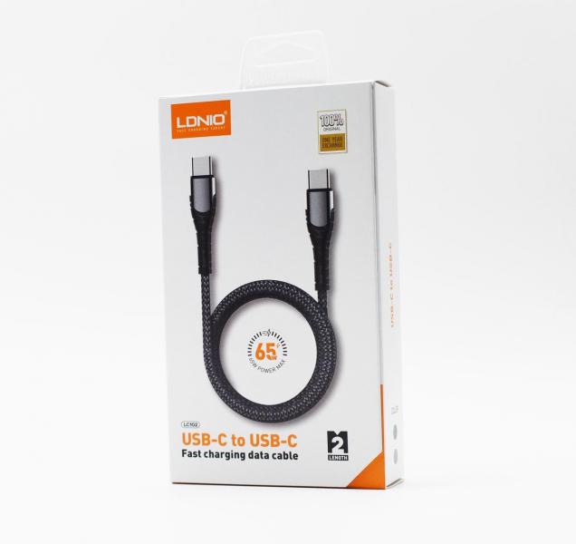 Cable Usb Tipo C Pd LC102 Ldnio Negro