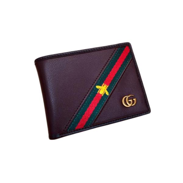 Billetera Marca Para Caballero Gucci Modelo 9176 Cafe