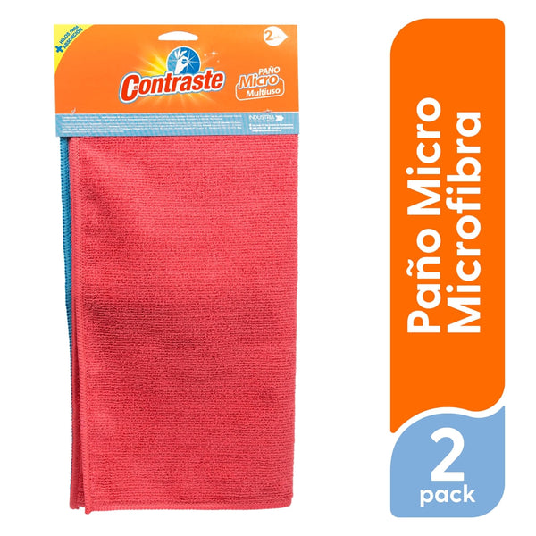 Paño El Contraste Microfibra - 2 Pack