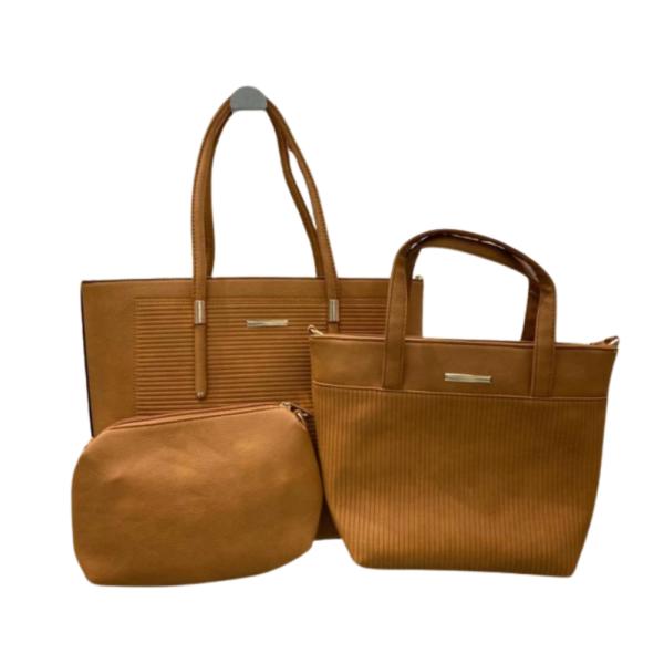 Bolso 3 En 1 Para Dama 0052 Tan
