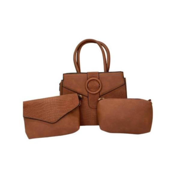 Bolso 3 En 1 Para Dama 2022 Cafe Claro
