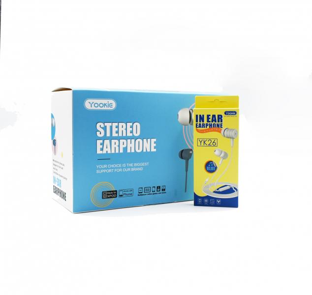 AUDIFONO MANOS LIBRES SURTIDO COLORES YOOKIE YK26
