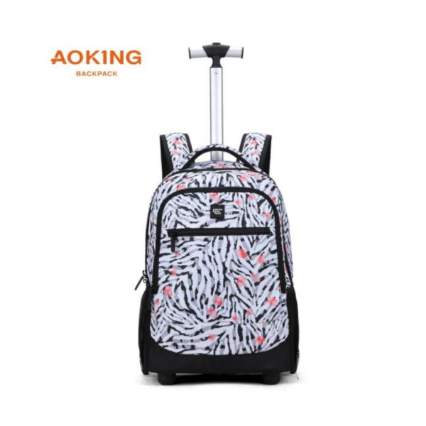 Bolso Con Ruedas Con Diseño Modelo Xln3006-15 Aoking Zebra