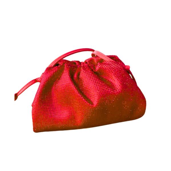 Bolso De Mano 9918 Drill Rojo