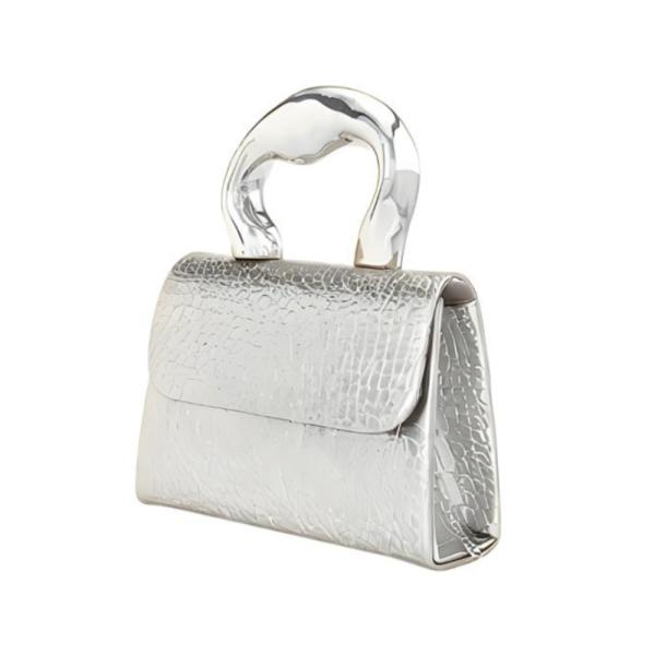 Bolso De Mano 2177 Plateado