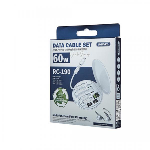 Remax Set Cable Y Adaptadores Multiplataforma RC-190 Se