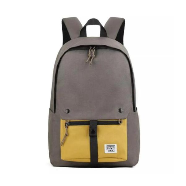 Bolso Escolar Modelo Xn2003 Aoking Gris Oscuro/Khaki