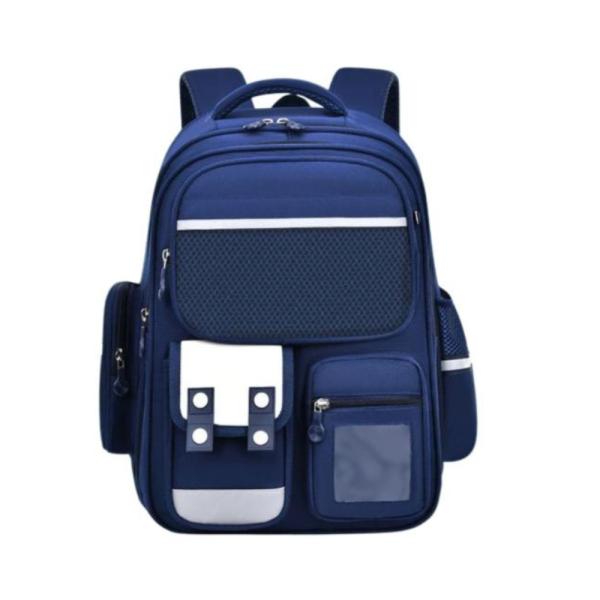 Bolso Escolar Con Diseño Modelo 1507 Azul