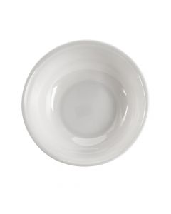 Plato Hondo Melamina Blanco 8pulg