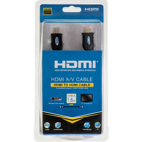 CABLE HDMI TIPO A MACHO 1.8 MTS