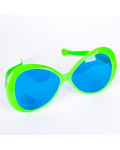Lentes Plástico Fiesta Con Forma Ovalada Surtido