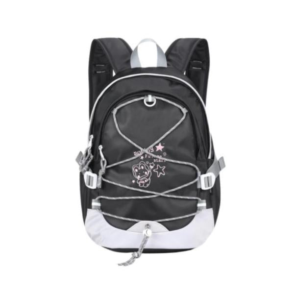 Bolso Escolar Modelo Bn4001 Aoking Negro