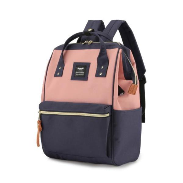 Bolso Espalda Modelo 9001 Himawari Azul/Rosado