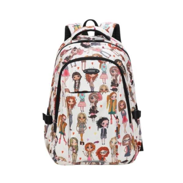 Bolso Espaldacon Diseño Modelo Gn62070-A Aoking Blanco/Chica