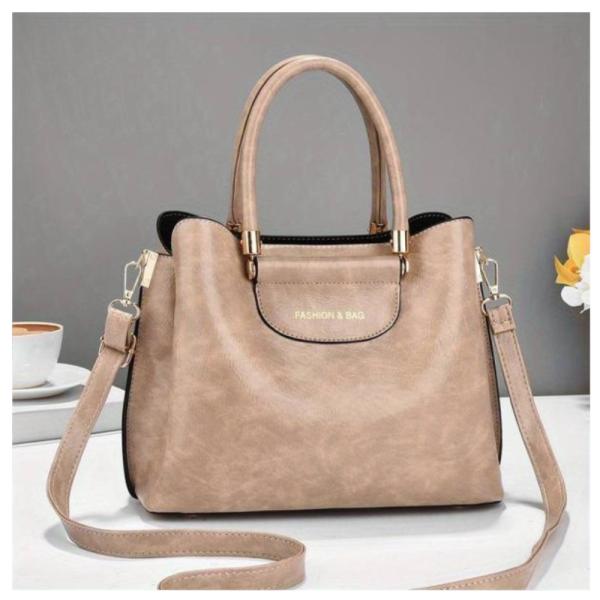Bolso Hombro Ff809 Beige