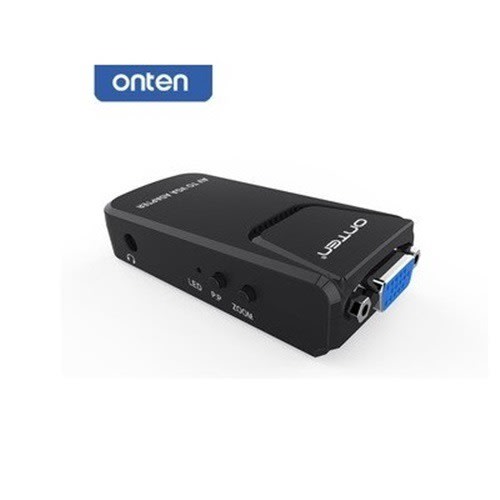 ADAPTADOR VGA MACHO A AUDIO 3.5MM MICRO USB OTN-5129 ONTEN