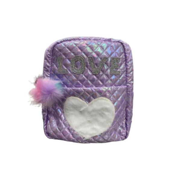 Bolso Infantil Diseño Love Modelo 8379D1-763 Lila
