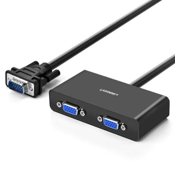 SPLITTER VGA 1 MACHO 2 HEMBRA 20918 UGREEN NEGRO