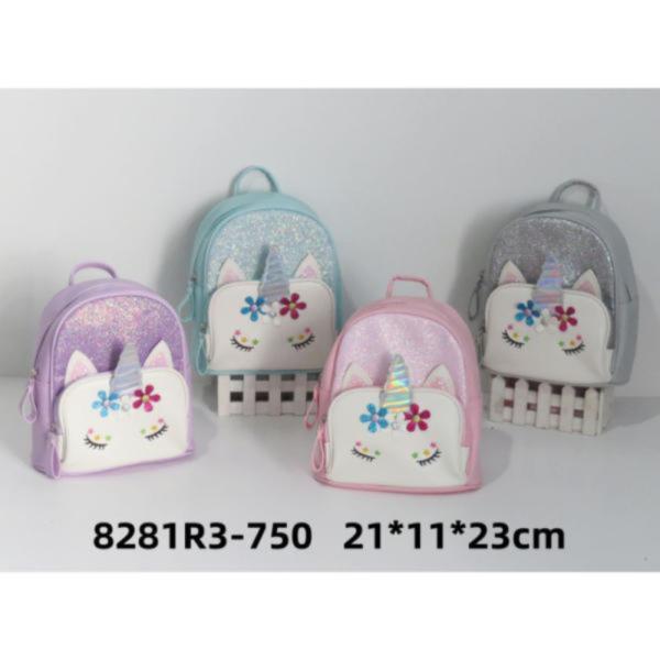 Bolso Infantil Escarchado Con Diseño Unicornio Modelo 8281R3-750