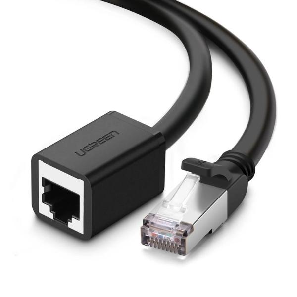 CABLE UTP CAT6 F RJ45 MACHO A HEMBRA NW112 11282 UGREEN NEGRO