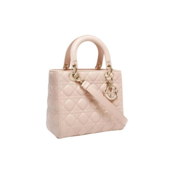 Bolso Mano Dior Rosado