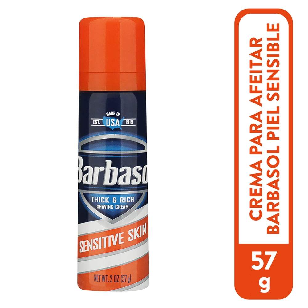 Espuma Barbasol Sensible Viajero - 57 G