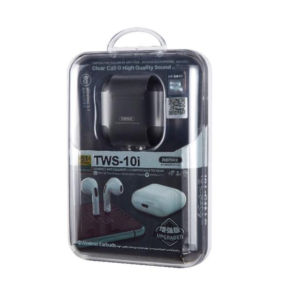 AUDIFONOS MANOS LIBRES BLUETOOTH TWS-10I SERIE TURE REMAX NEGRO