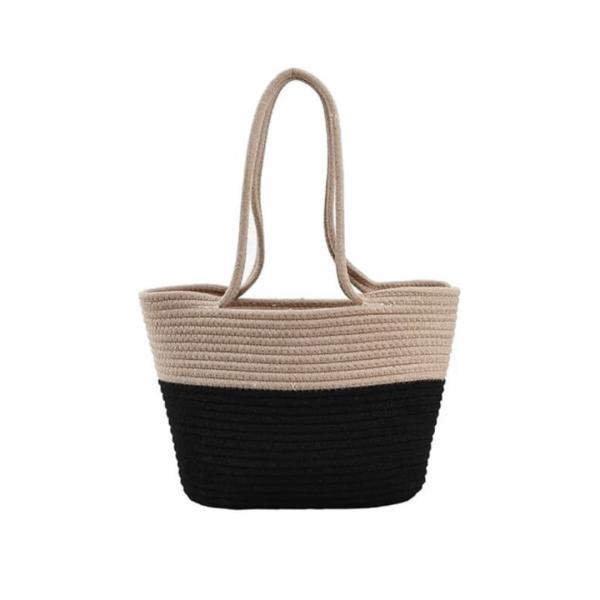 Bolso Playa 021 Beige/Negro