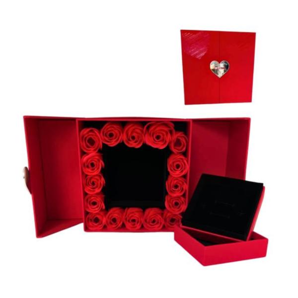 Caja De Regalo Modelo W3669 Rojo