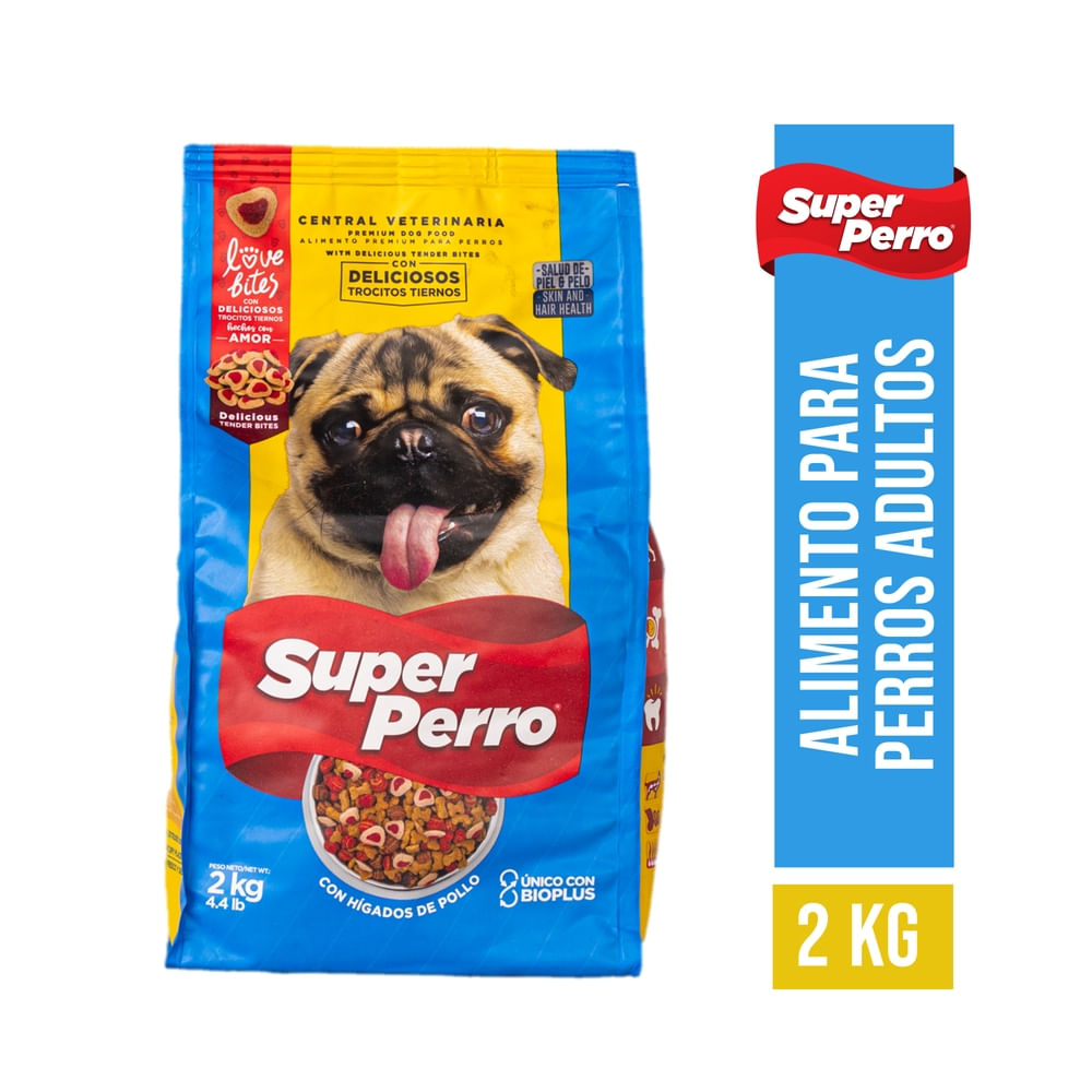 Alimento Super Perro Love Bites 2kg