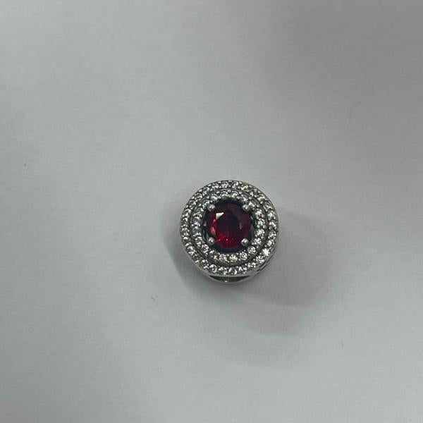 Charm Circulo Brillante Rojo Pandora Ch02