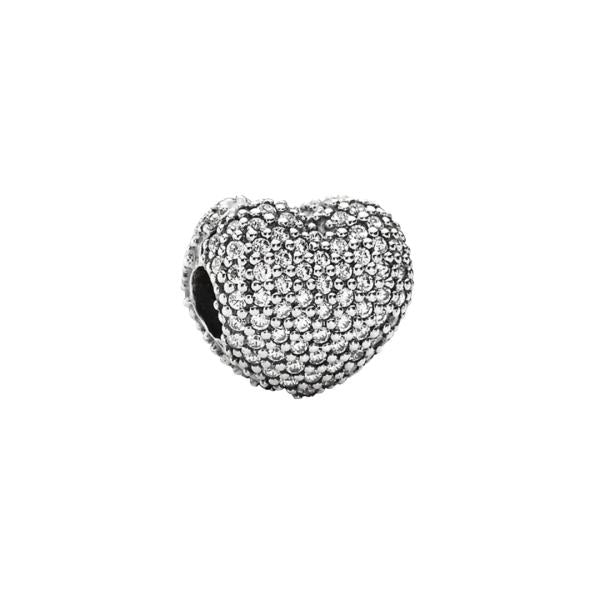 Charm Clip Corazon De Circonias Pandora Ch02