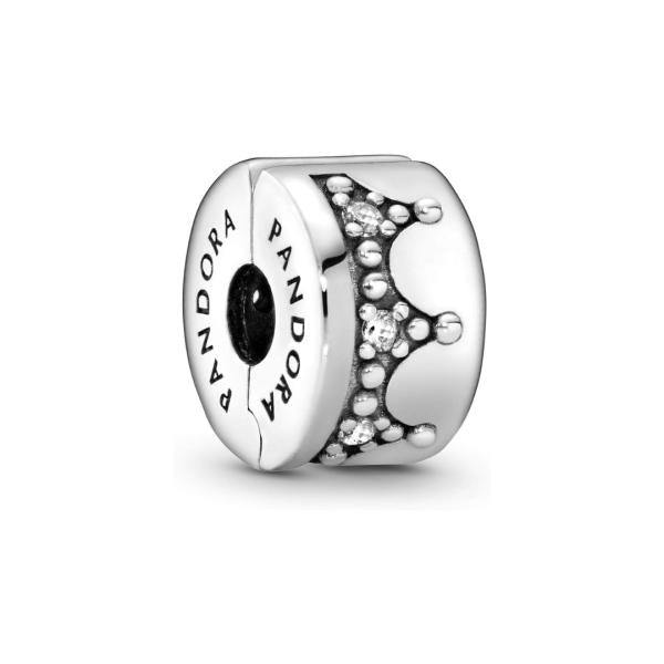 Charm Clip Corona Con Circonias Pandora Ch03