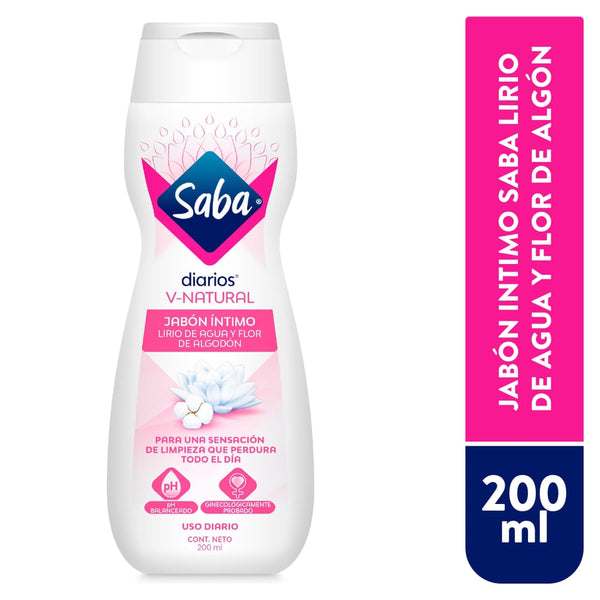 Jabón Íntimo Saba V-natural - 200 Ml