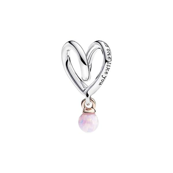 Charm Colgante Corazon Envuelto Pandora