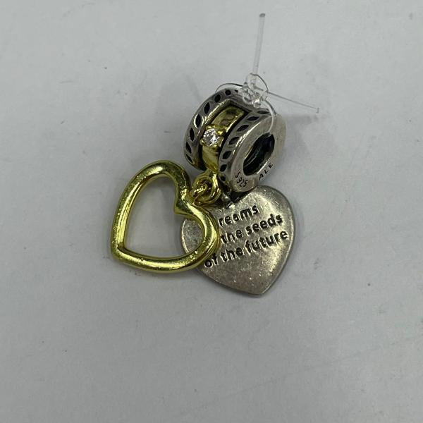 Charm Colgante Doble Corazon Dividido Pandora Ch01