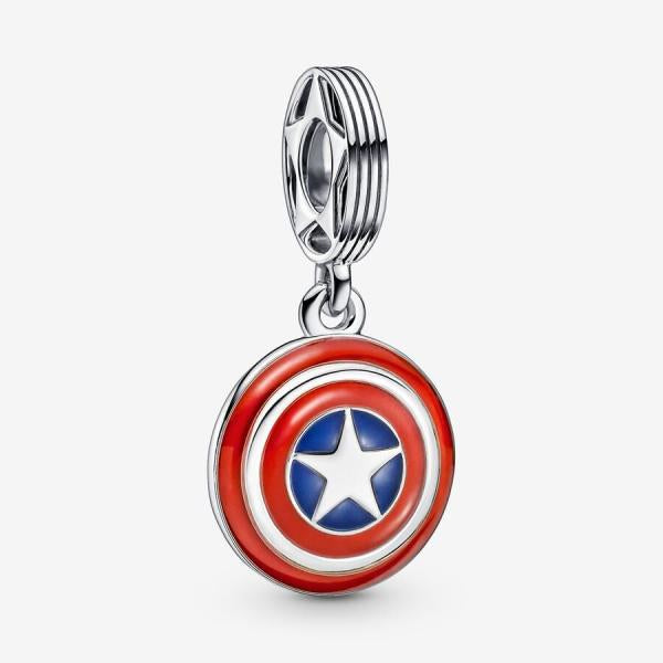 Charm Colgante Super Heroes Pandora Escudo Capitan America