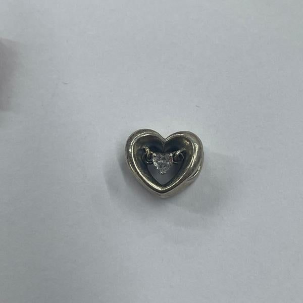 Charm Corazon Con Zirconia Central Pandora Ch02