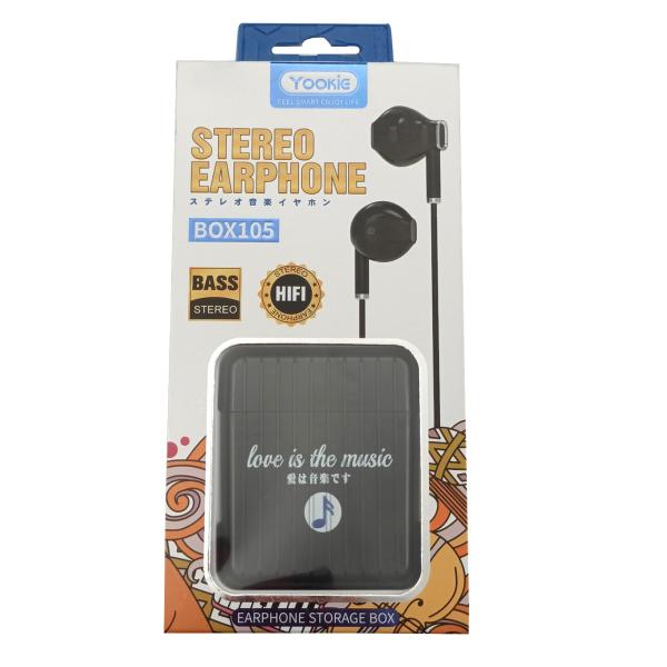 Audifono Manos Libres Yookie Negro BOX105