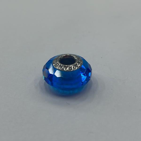 Charm Murano Glass Azul Facetado Pandora Ch01