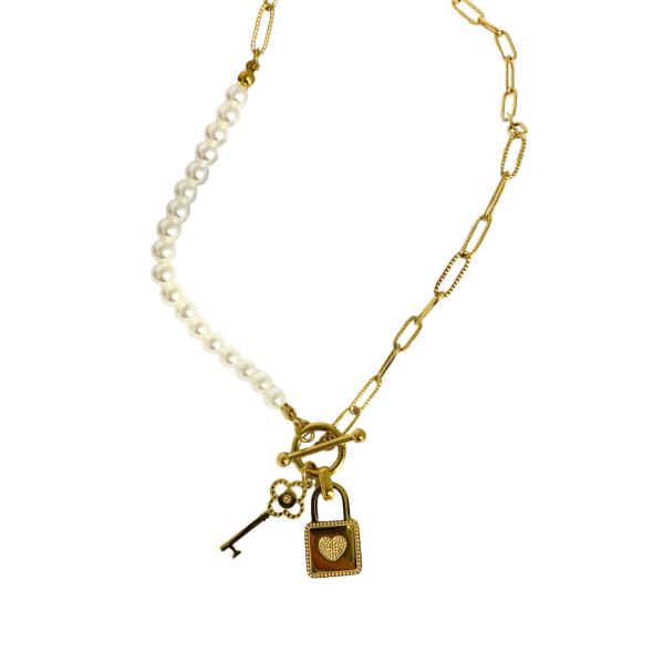 Collar Tiffanny & Co Diseño Corazon Plateado