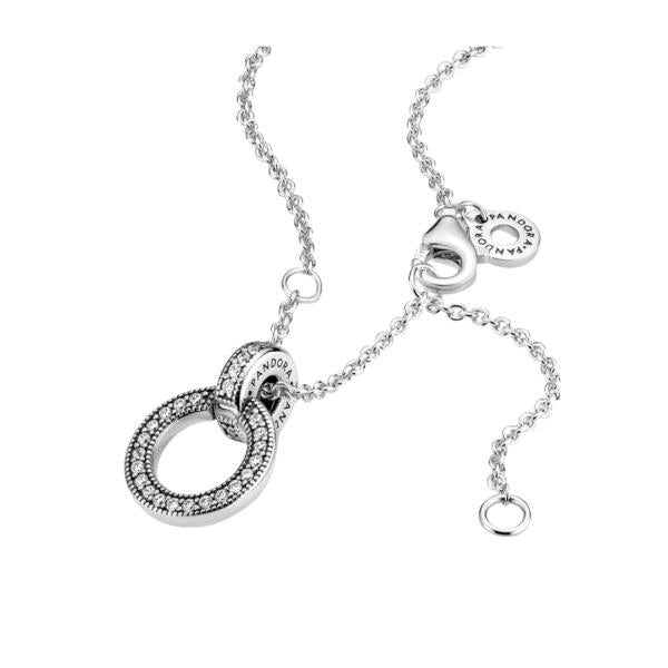 Collar Doble Circulo Pandora N05