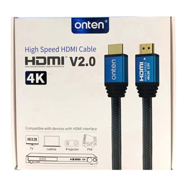 CABLE HDMI TIPO A MACHO A MACHO OTN-8308 ONTEN 20M NEGRO