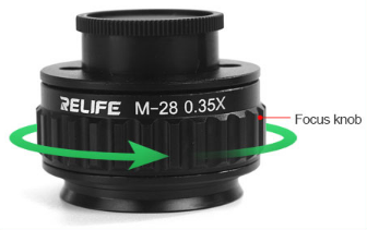 Relife Lente Para Microscopio M28 Relife 0.3X Ctv