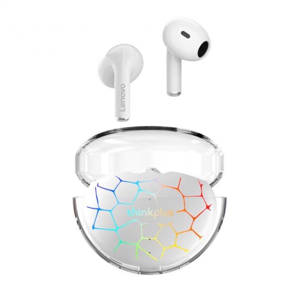 AUDIFONO MANOS LIBRES BLUETOOTH LP80 PRO LED BLANCO
