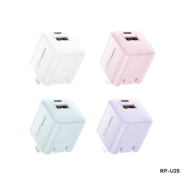 CARGADOR CUBO CASA RP-U25 SERIE FLASH MORADO