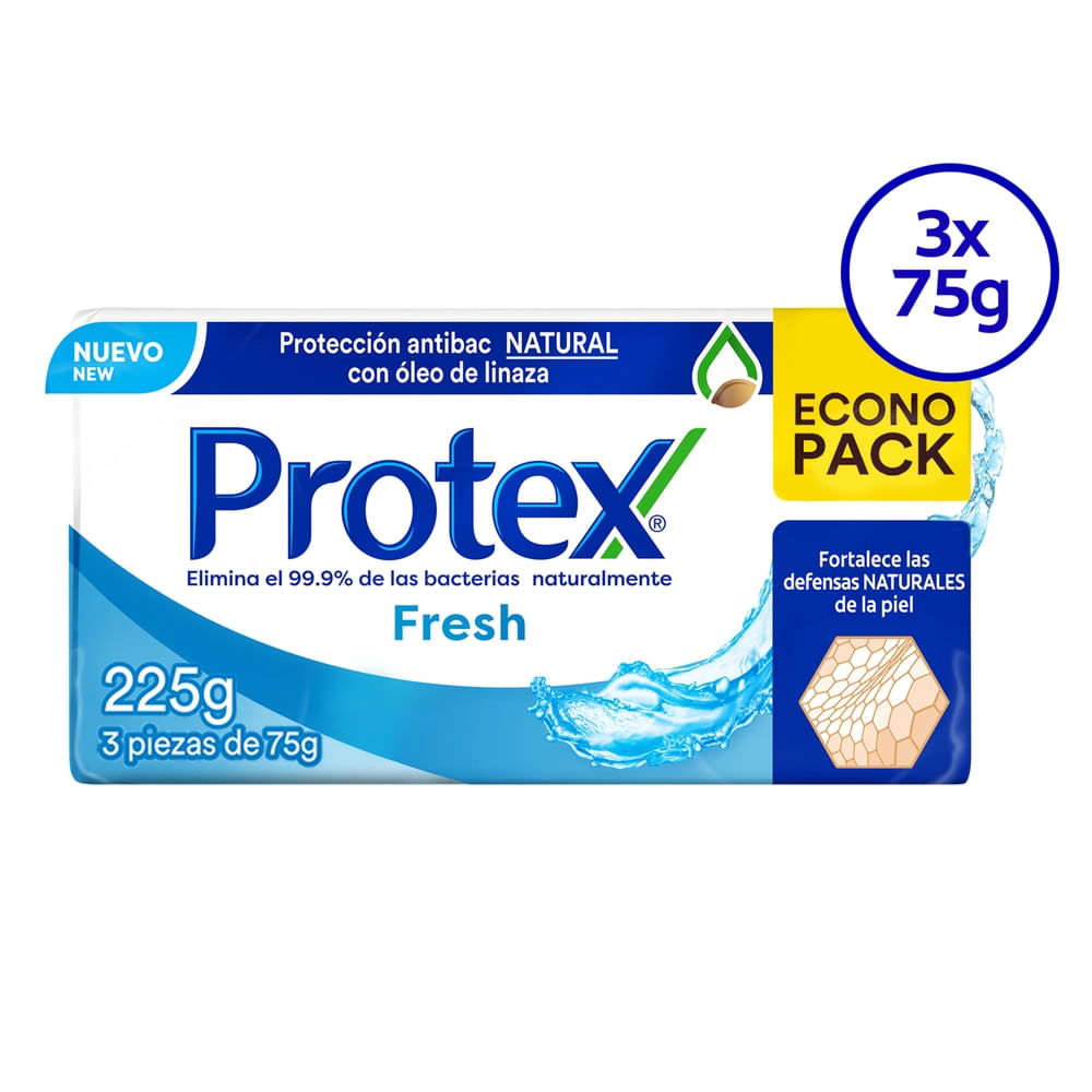Protex Jabón Fresh 3pack - 225 G