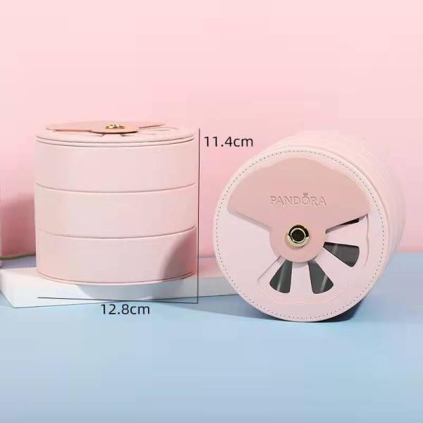Joyero Circular Rosado Pandora