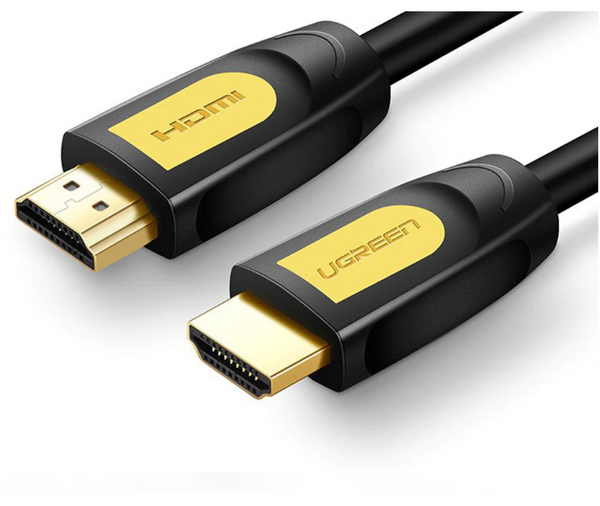CABLE HDMI TIPO A MACHO A MACHO HD101 10129 UGREEN 2M NEGRO AMARILLO